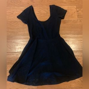Black skater dress